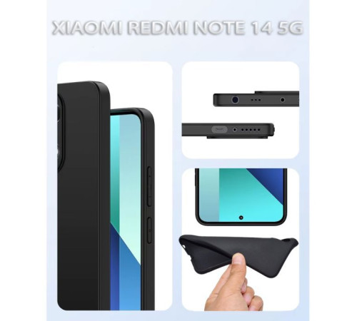 Чохол до мобільного телефона BeCover Xiaomi Redmi Note 14 5G Black (712757)