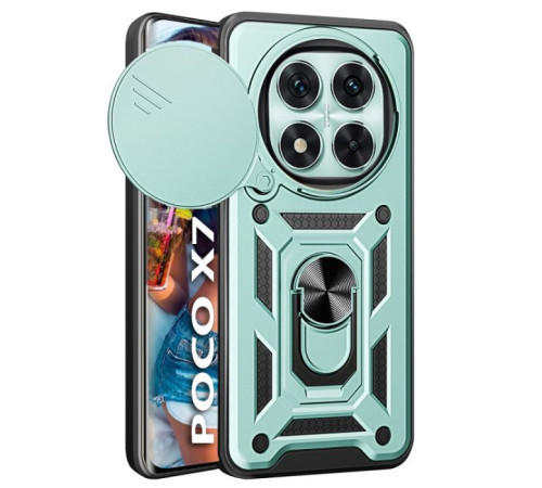 Чохол до мобільного телефона BeCover Military Poco X7 Dark Green (712874)