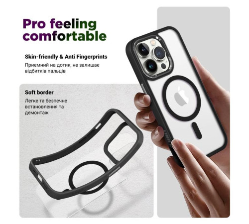 Чохол до мобільного телефона Armorstandart Unit MagSafe Samsung S25 Black (ARM82260)