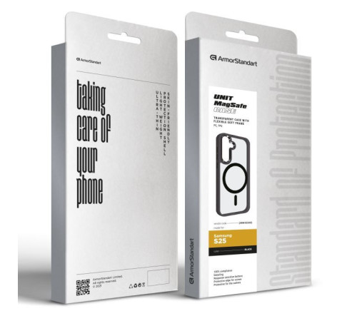 Чохол до мобільного телефона Armorstandart Unit MagSafe Samsung S25 Black (ARM82260)