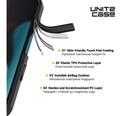 Чохол до мобільного телефона Armorstandart UNIT2 Samsung S25 Plus Black (ARM81840)