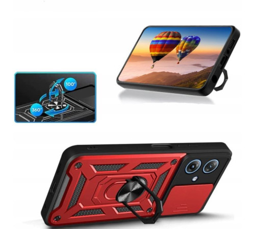 Чохол до мобільного телефона BeCover Military Motorola Moto G55 Red (713059)