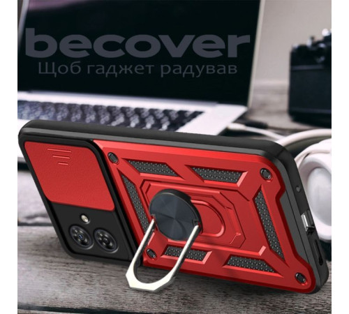 Чохол до мобільного телефона BeCover Military Motorola Moto G55 Red (713059)