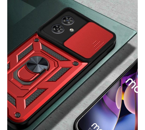 Чохол до мобільного телефона BeCover Military Motorola Moto G55 Red (713059)