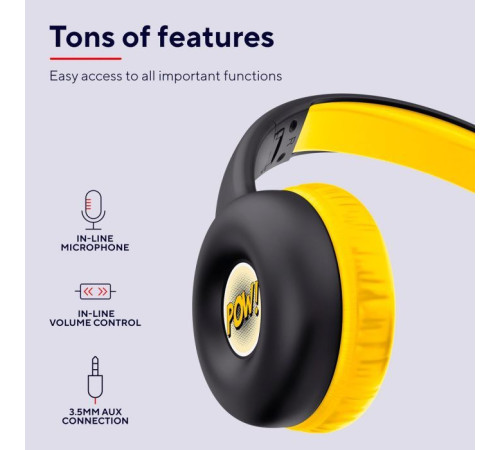 Навушники Trust Nouna Black (25406)