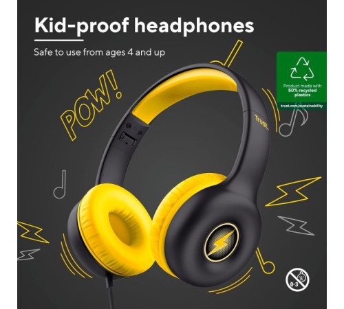 Навушники Trust Nouna Black (25406)