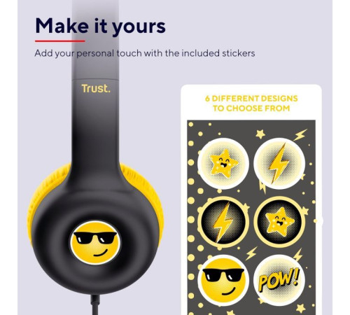 Навушники Trust Nouna Black (25406)