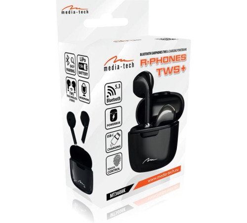 Навушники Media-Tech R-Phones Black (MT3608K)