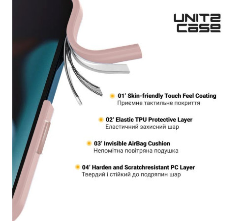 Чохол до мобільного телефона Armorstandart UNIT2 Apple iPhone 16e Pale Pink (ARM83853)