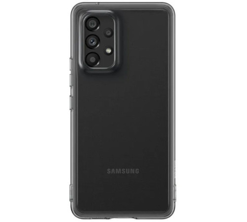 Чохол до мобільного телефона Samsung Soft Clear Cover Samsung Galaxy A53 (A536) Black (EF-QA536TBEGRU)
