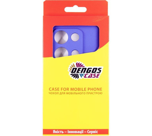 Чохол до мобільного телефона Dengos Xiaomi Redmi Note 14S Carbon + glass (Purple) (DG-KM-146)