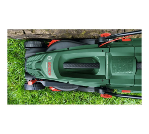 Газонокосарка Bosch UniversalRotak 37-555 1400Вт, 37см, 40л, 27-50мм, 15.5кг (0.600.8A6.501)