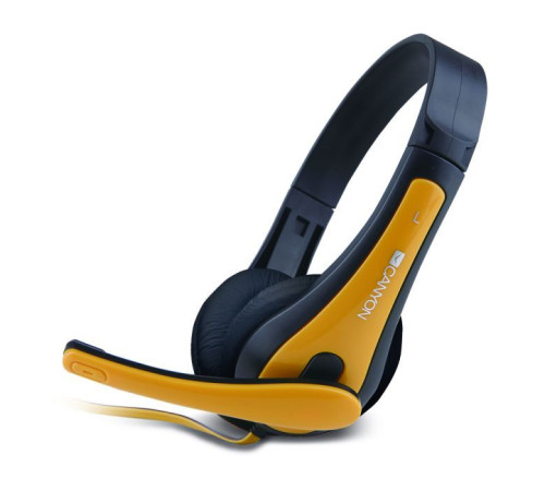 Наушники Canyon HSC1 Black/Yellow (CNS-CHSC1BY)
