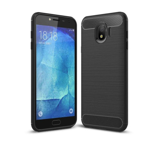 Чехол для мобильного телефона Laudtec для Samsung J4/J400 Carbon Fiber (Black) (LT-J400F)