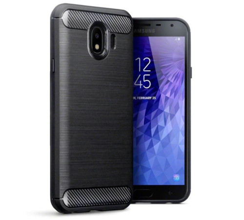 Чехол для мобильного телефона Laudtec для Samsung J4/J400 Carbon Fiber (Black) (LT-J400F)