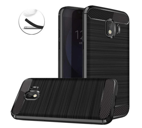 Чехол для мобильного телефона Laudtec для Samsung J4/J400 Carbon Fiber (Black) (LT-J400F)