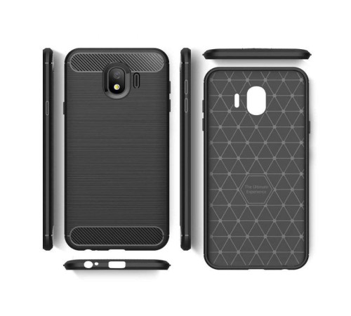Чехол для мобильного телефона Laudtec для Samsung J4/J400 Carbon Fiber (Black) (LT-J400F)