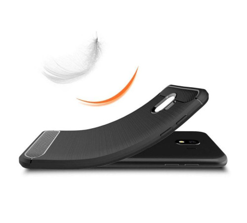 Чехол для мобильного телефона Laudtec для Samsung J4/J400 Carbon Fiber (Black) (LT-J400F)