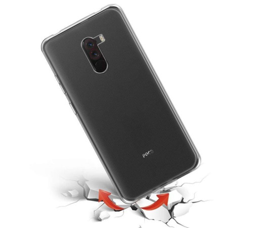 Чехол для мобильного телефона Laudtec для Xiaomi Pocophone F1 Clear tpu (Transperent) (LC-XPF1)