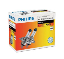 Автолампа Philips H4 Vision, 3200K, 2шт (12342PRC2)