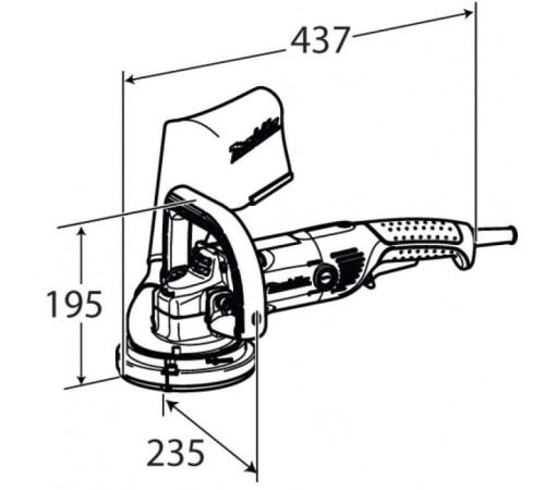 Шлифовальная машина Makita PC5000C, по бетону (PC5000C)