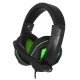Наушники Gemix N2 LED Black-Green Gaming
