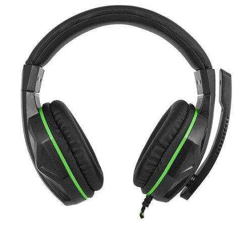 Наушники Gemix N2 LED Black-Green Gaming