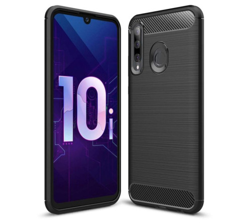 Чехол для мобильного телефона Laudtec для Huawei P Smart 2019 Carbon Fiber (Black) (LT-PST19)