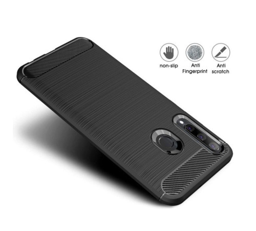 Чехол для мобильного телефона Laudtec для Huawei P Smart 2019 Carbon Fiber (Black) (LT-PST19)