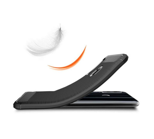 Чехол для мобильного телефона Laudtec для Huawei P Smart 2019 Carbon Fiber (Black) (LT-PST19)