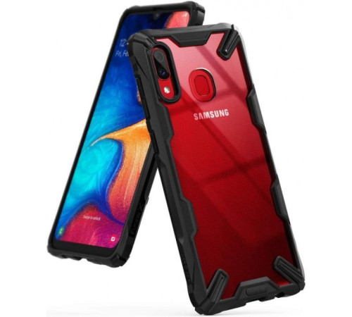 Чохол до мобільного телефона Ringke Fusion X Samsung Galaxy A20 Black (RCS4521)