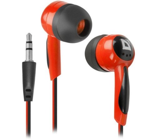 Навушники Defender Basic 604 Black-Red (63605)