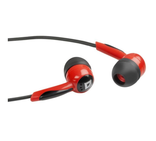 Навушники Defender Basic 604 Black-Red (63605)