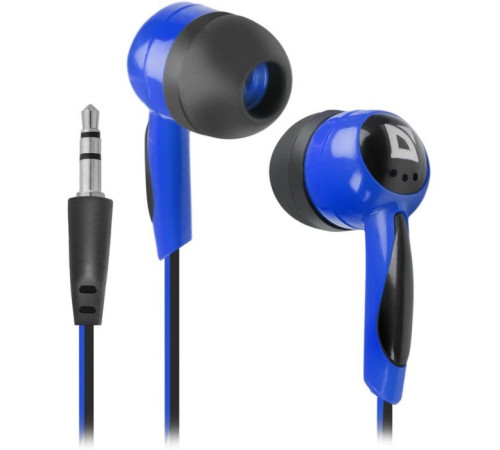 Навушники Defender Basic 604 Black-Blue (63608)