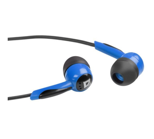 Навушники Defender Basic 604 Black-Blue (63608)