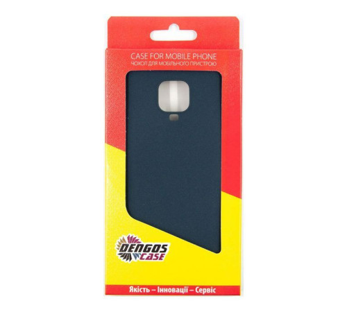 Чохол до мобільного телефона Dengos Carbon Xiaomi Redmi Note 9s, blue (DG-TPU-CRBN-93) (DG-TPU-CRBN-93)
