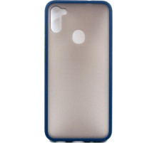 Чохол до мобільного телефона Dengos Matt Samsung Galaxy M11, blue (DG-TPU-MATT-48) (DG-TPU-MATT-48)