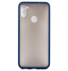 Чохол до мобільного телефона Dengos Matt Samsung Galaxy M11, blue (DG-TPU-MATT-48) (DG-TPU-MATT-48)