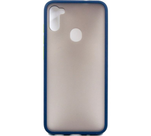 Чохол до мобільного телефона Dengos Matt Samsung Galaxy M11, blue (DG-TPU-MATT-48) (DG-TPU-MATT-48)