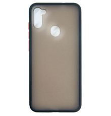 Чохол до мобільного телефона Dengos Matt Samsung Galaxy M11, black (DG-TPU-MATT-47) (DG-TPU-MATT-47)