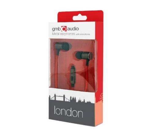 Навушники Gembird MHS-EP-LHR Black (MHS-EP-LHR)