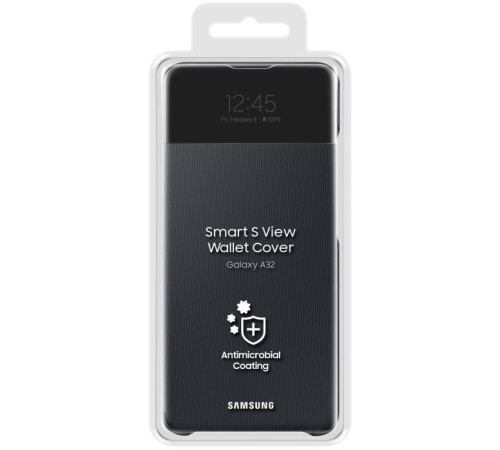 Чохол до мобільного телефона Samsung SAMSUNG Galaxy A32/A325 S View Wallet Cover Black (EF-EA325PBEGRU)