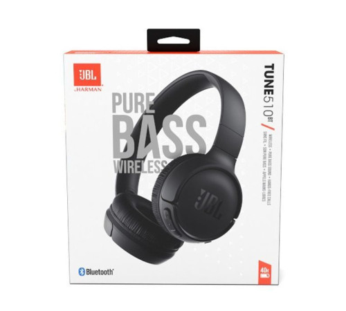 Наушники JBL Tune 510BT Black (JBLT510BTBLKEU)