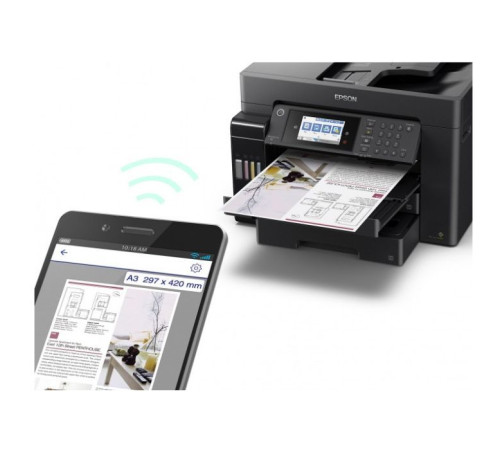 Багатофункціональний пристрій Epson L15160 WI-FI (C11CH71404)