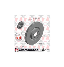 Гальмівний диск ZIMMERMANN 460.4514.20