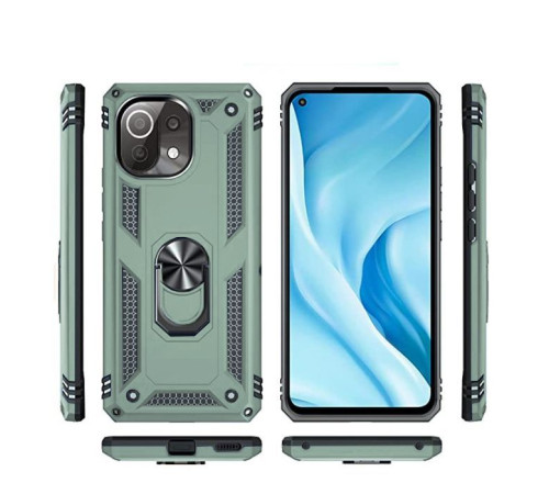 Чохол до мобільного телефона BeCover Military Xiaomi Mi 11 Lite / Mi 11 Lite 5G Dark Green (706645)