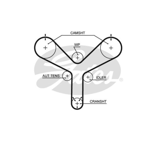 Ремень ГРМ Gates T298