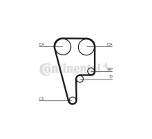 Ремень ГРМ CONTITECH CT1006