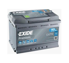 Акумулятор автомобільний EXIDE PREMIUM 77A (EA770)