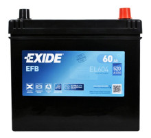 Акумулятор автомобільний EXIDE START-STOP EFB 60A (EL604)